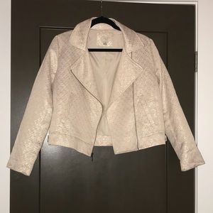 Cream and gold jacket
